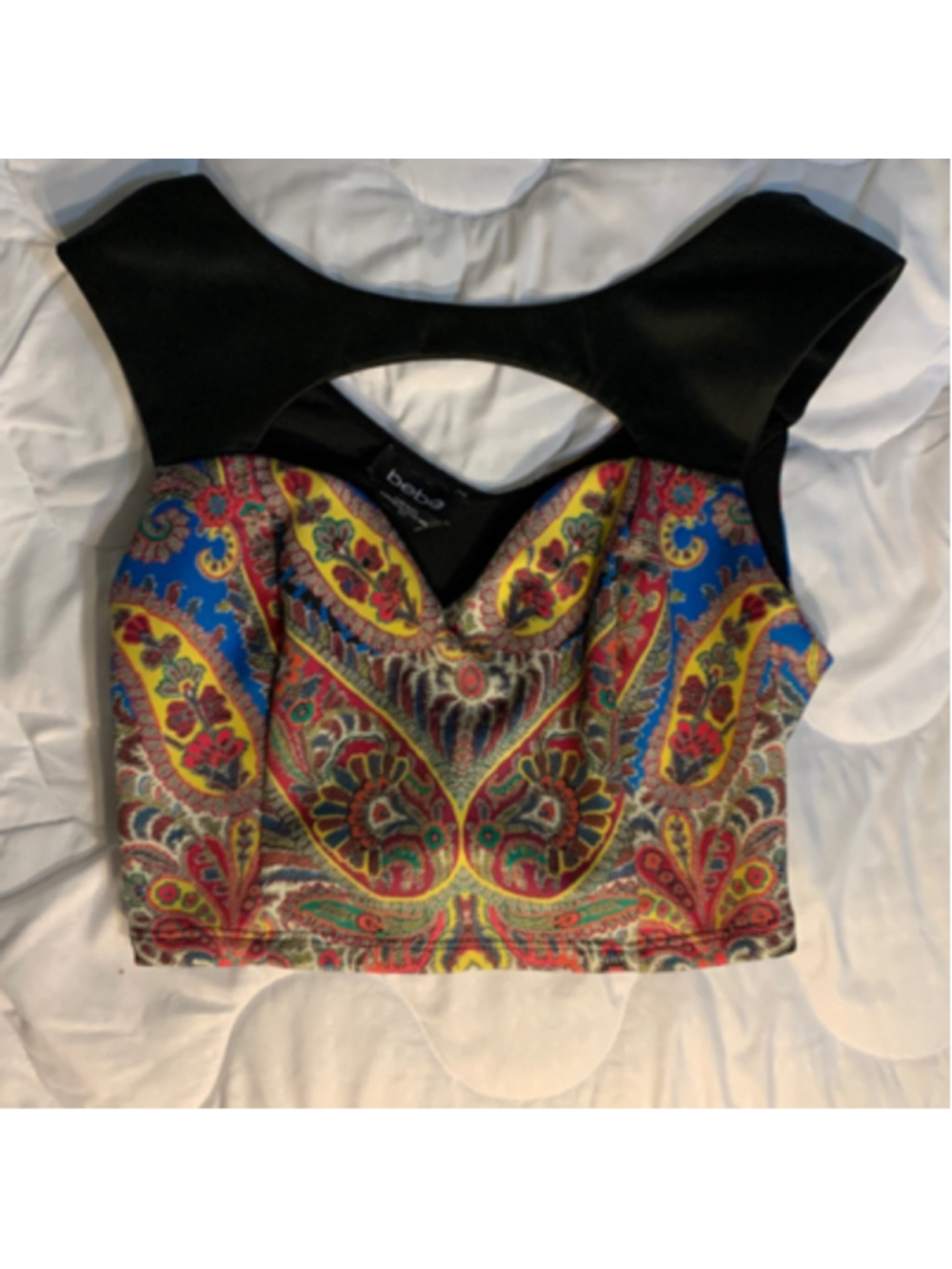 Bebe Colorful Top Size S